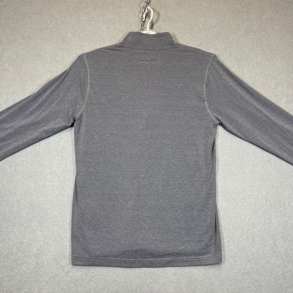 Travis Mathew Sweatshirt Men Medium Gray Heather 1/4 Zip Golf Casual Stretch Top - Picture 5 of 10